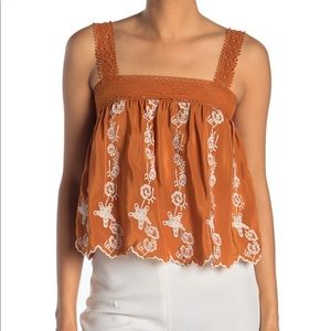 Hannah silk top